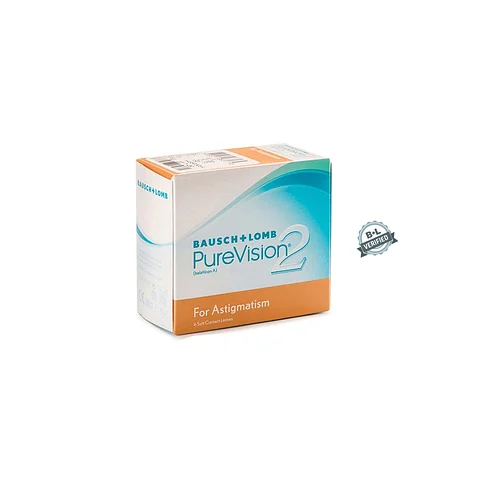 Bausch & Lomb Purevision 2 Astigmatism Monthly Disposable 24HToric 6 lens/box