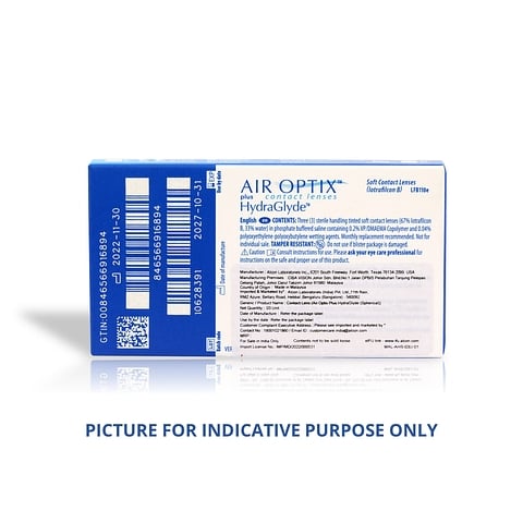 Alcon Monthly Clear Lens Monthly Disposable-10HSpherical 3 lens/box (Copy)